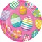 Party Central Happy Eggster Dessert Plates - 6.75" - Club Pack of 96